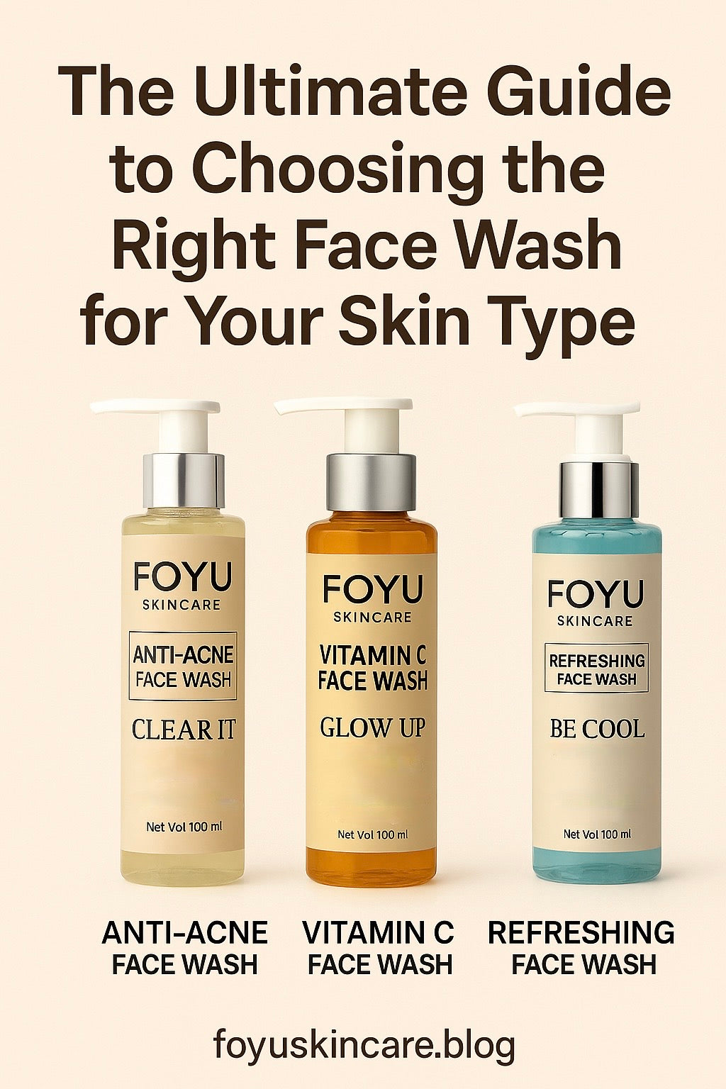 The Ultimate Guide to Choosing the Right Face Wash for Your Skin Type